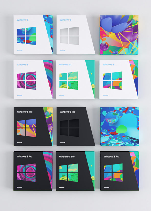 imagen gama de productos windows 8 packaging