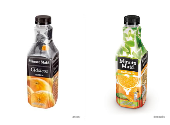 imagen de zumo minute maid de naranja nuevo diseño
