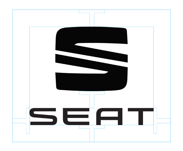 logo seat estudio del diseño de la marca de coches