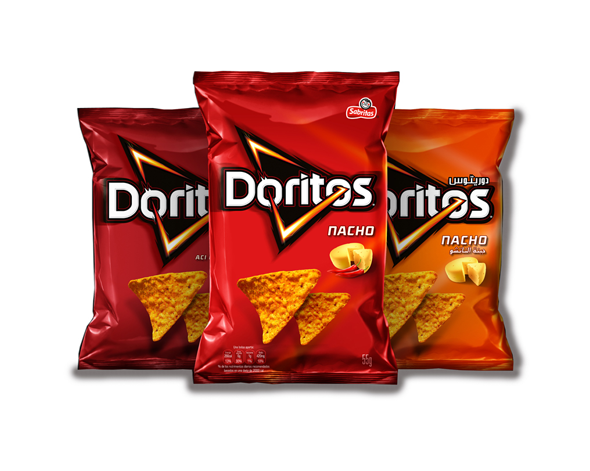 imagen bolsas de doritos nacho con diferentes sabores